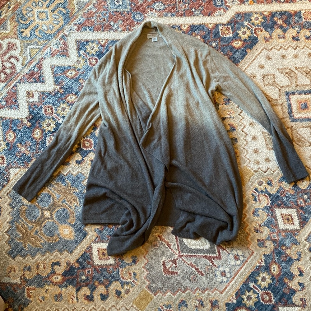 EUC Barefoot Dreams ombré cardigan S/M